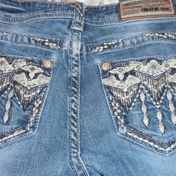 Grace in LA Denim - Grace in LA Embellished Jeans Size 28